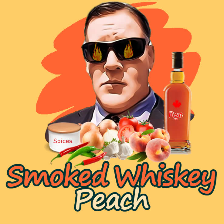 Smoked Whiskey Peach